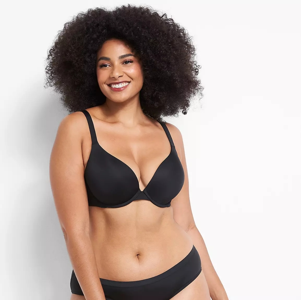LOT: 3 Lane Bryant Cacique 50C So Light Boost Plunge Underwire Bras SMOOTH